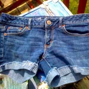 American eagle denim shorts size 6